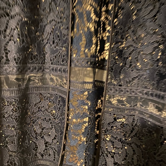 Chico's Navy Lace Jacket - Picture 5 of 7